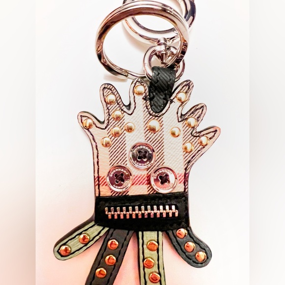 Burberry Beast Multi-Color Leather Keychain/Bag Charm - Picture 3 of 6